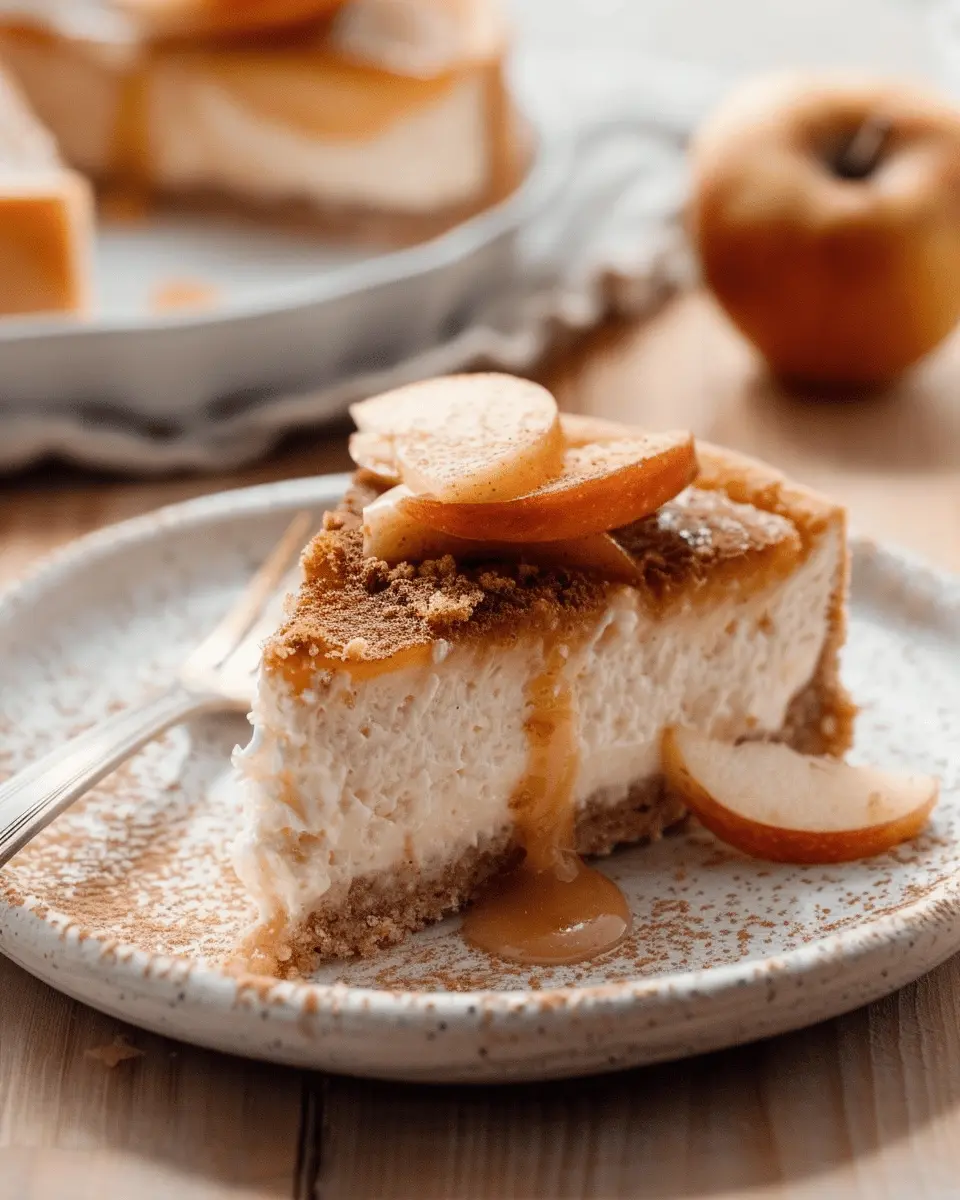 Apple Cheesecake Delight: A Simple Indulgence for Home Cooks