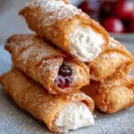 Cheesecake Eggrolls – Crispy, Creamy & Irresistible