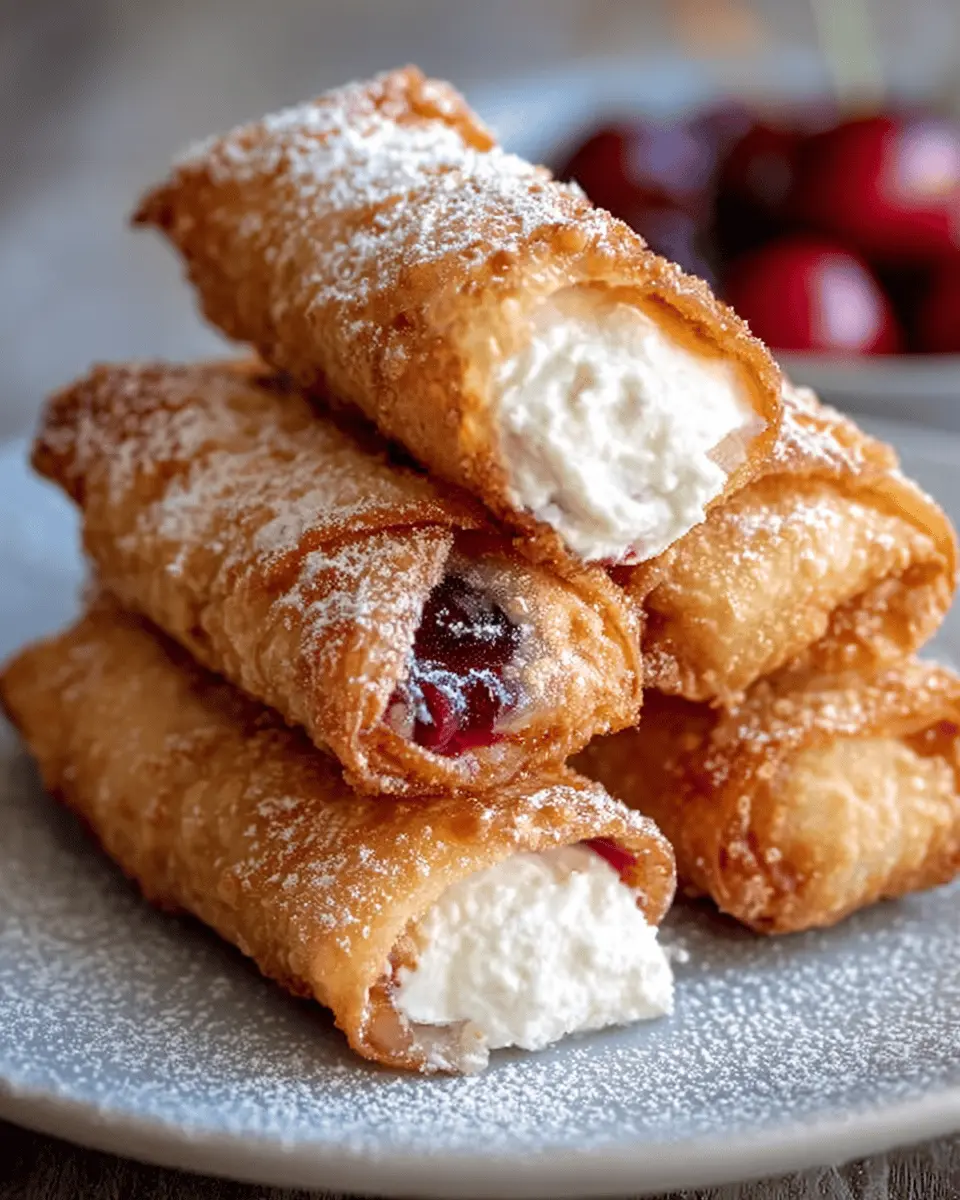 Cheesecake Eggrolls: Crispy, Creamy & Irresistibly Easy Treats