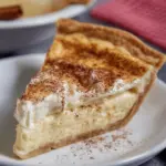 Cinnamon Vanilla Creamy Custard Pie