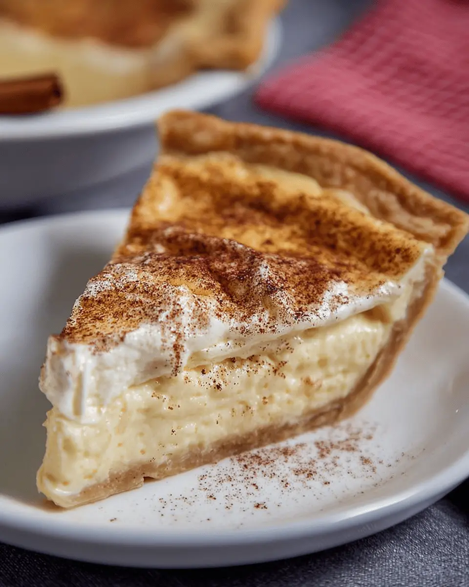 Cinnamon Vanilla Creamy Custard Pie: The Best Indulgent Dessert