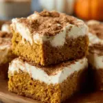 Cottage Cheese Pumpkin Spice Cake Bars