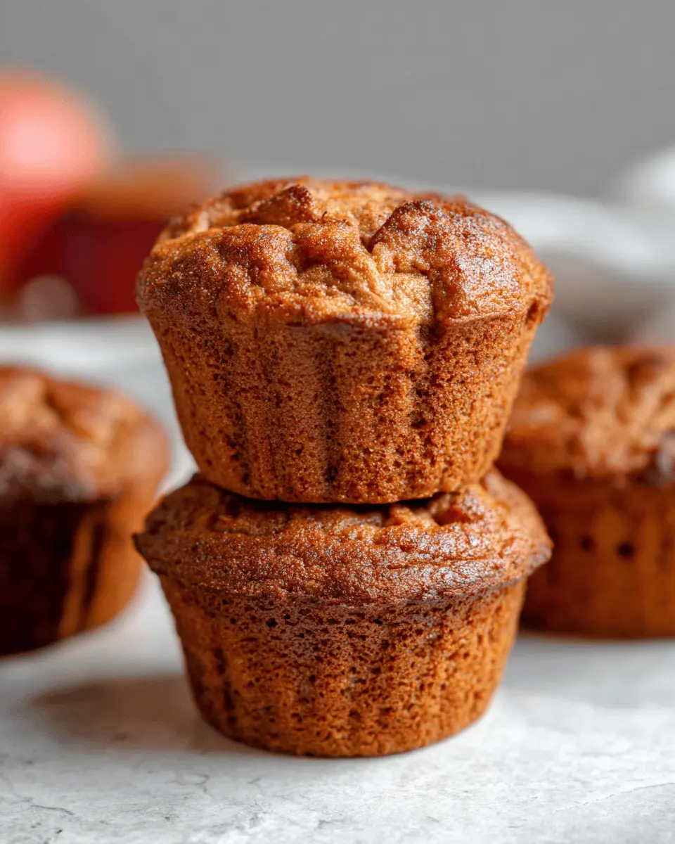 Flourless Apple Cinnamon Muffins: Delightfully Easy and Healthy