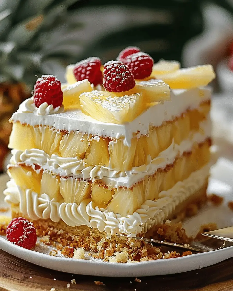 Juicy Pineapple Heaven Cake: The Ultimate Indulgent Delight