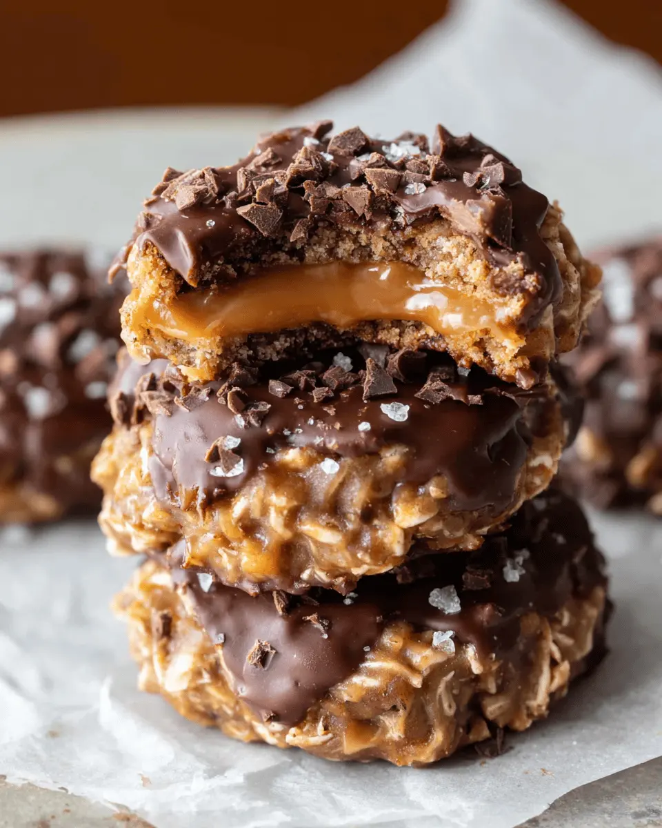 No Bake Salted Caramel Cookies: The Easy Indulgence You Deserve