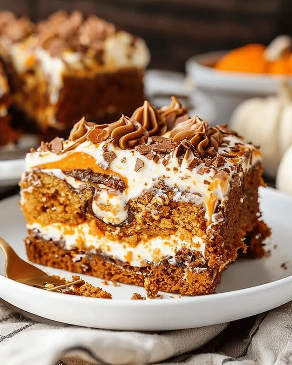 Pumpkin Swirl Earthquake Cake: Indulgent Fall Flavor Delight