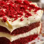 Red Velvet Cream Cheese Pound Cake with Cream Cheese Frosting