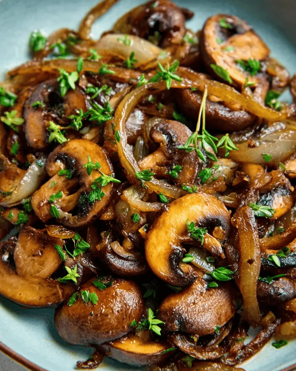 Sautéed Mushrooms and Onions: Easy Comfort Food Delight