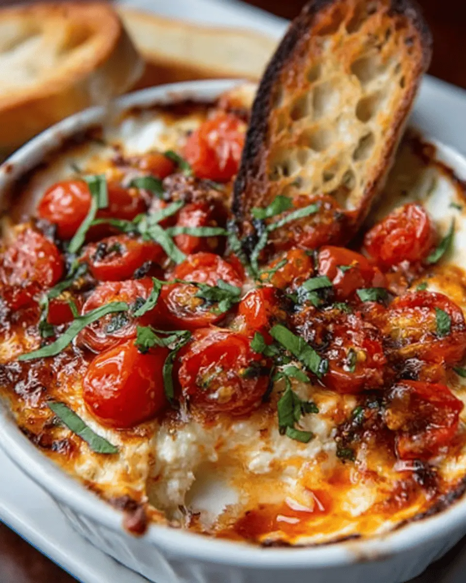 Three-Cheese Tomato Bruschetta Dip: The Best Indulgent Recipe