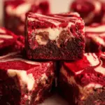 Red Velvet Cream Cheese Brownies