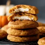 Pumpkin Snickerdoodle Cheesecake Cookies