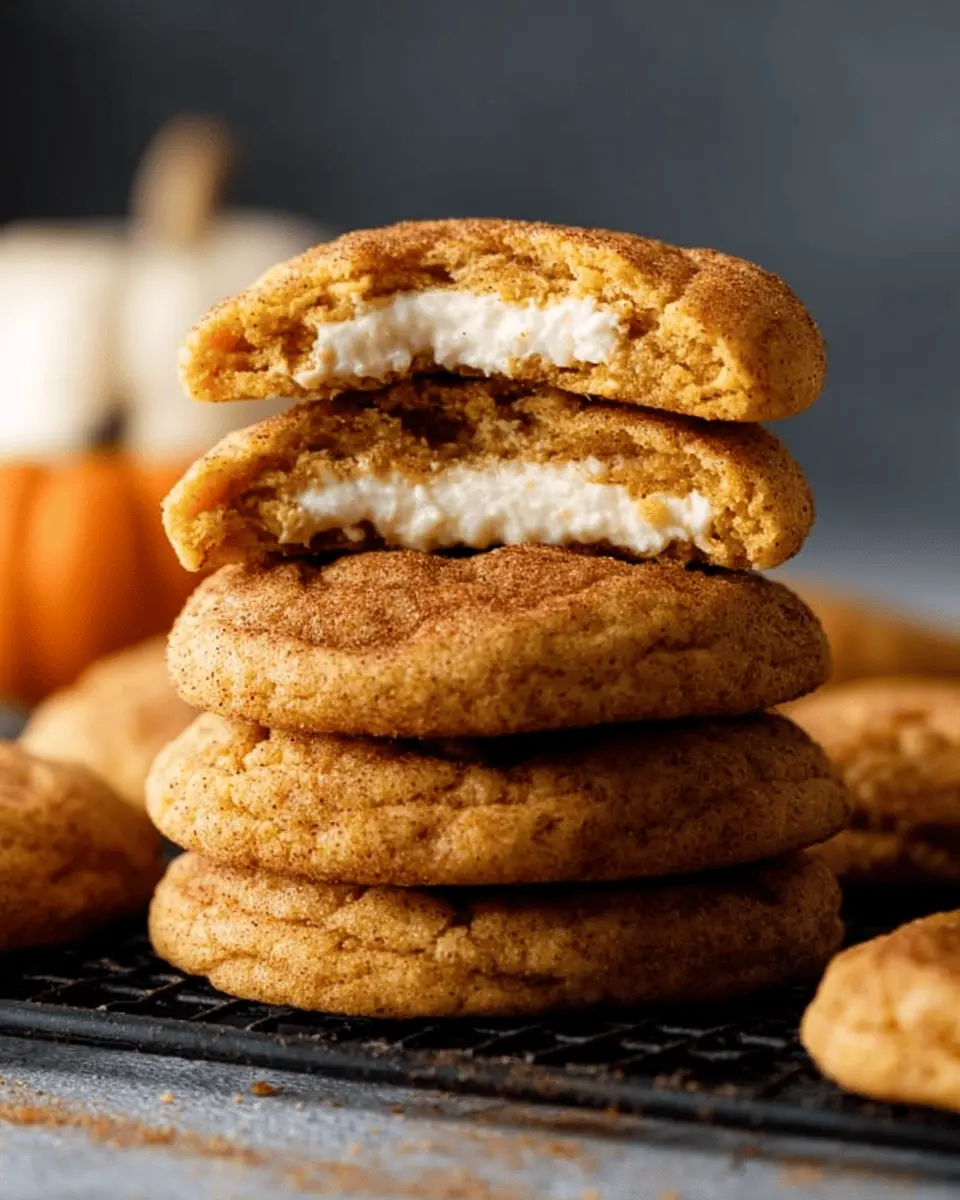 Pumpkin Snickerdoodle Cheesecake Cookies: Easy Indulgence for Fall