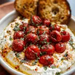 Hot Honey Tomato Burrata Dip