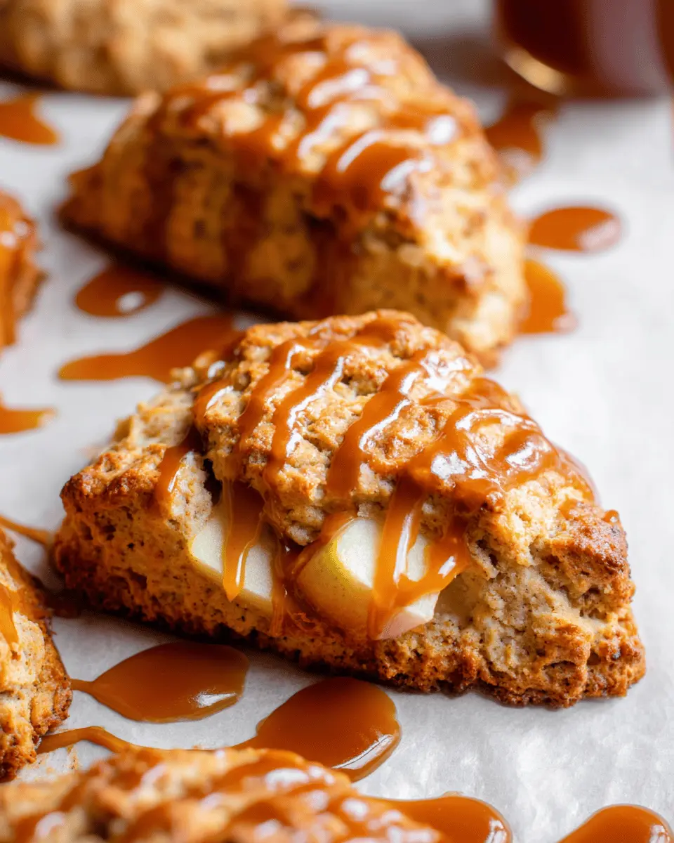Keto Caramel Apple Scones That Make Mornings Indulgent and Fun