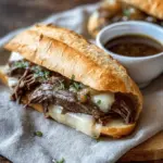 Slow Cooker French Dip Sandwiches