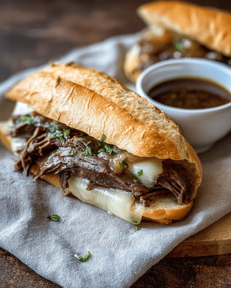 Slow Cooker French Dip Sandwiches: Indulgent Flavor Made Easy
