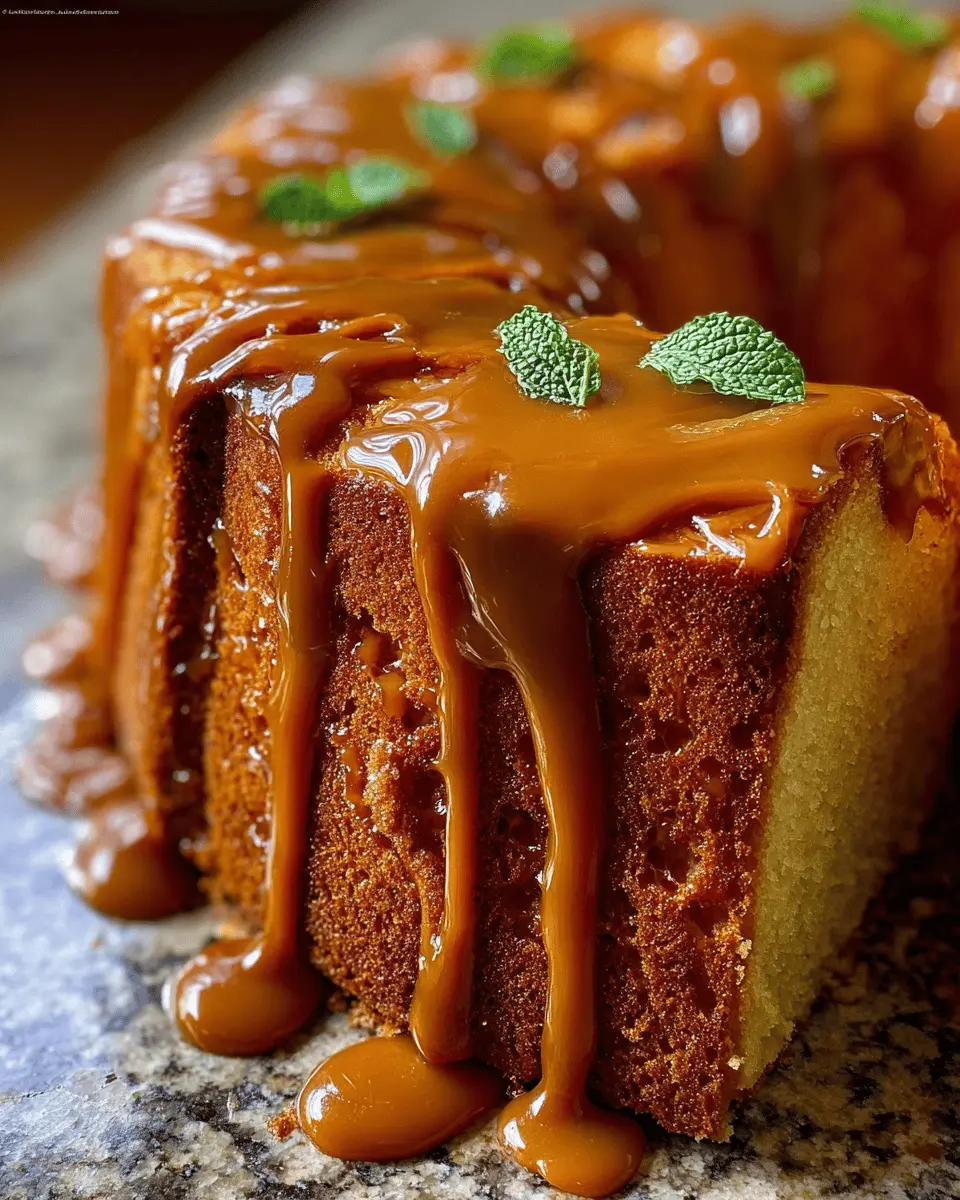 Caramel Pound Cake: The Best Indulgent Dessert You’ll Love