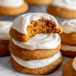 Soft Pumpkin Cookies with Cream Cheese Frosting