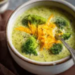 High Protein Broccoli Cheddar Soup