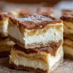 Churro Cheesecake Bars with Cinnamon Sugar