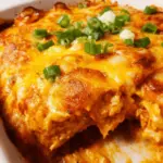 Cheesy Chicken Enchilada Casserole