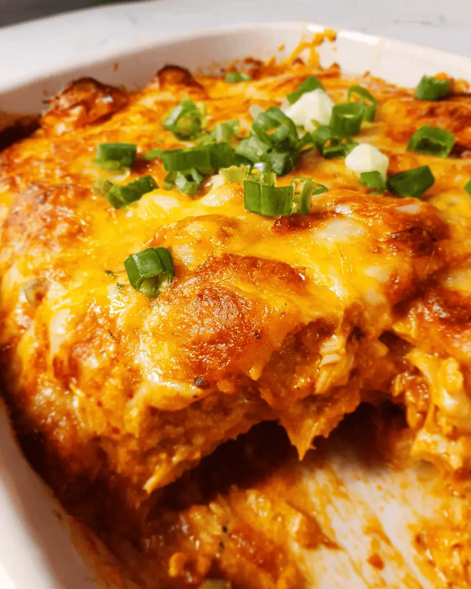 Cheesy Chicken Enchilada Casserole: An Easy Family Favorite
