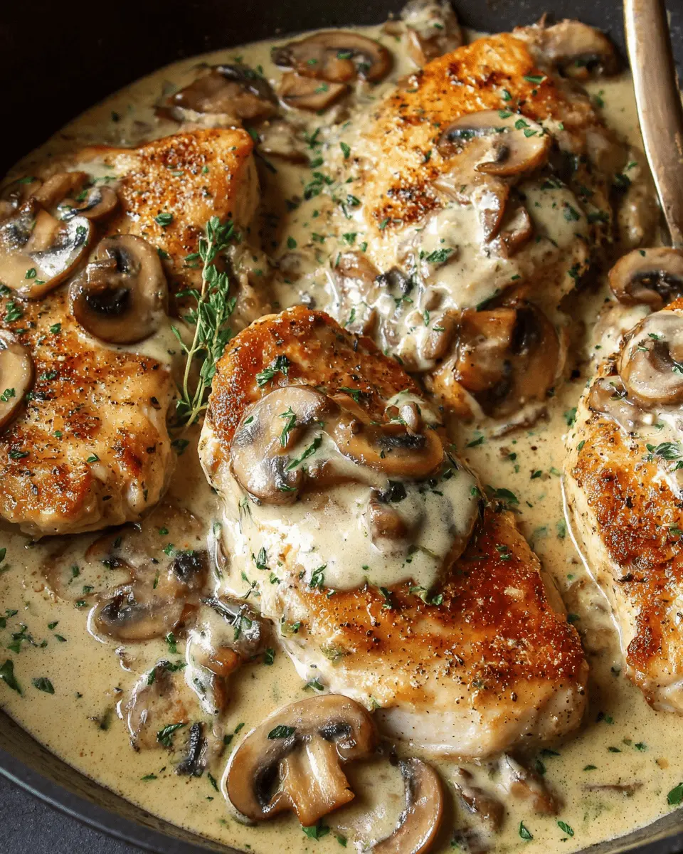 Creamy Chicken with Mushrooms and Dijon Sauce: An Easy Weeknight Delight