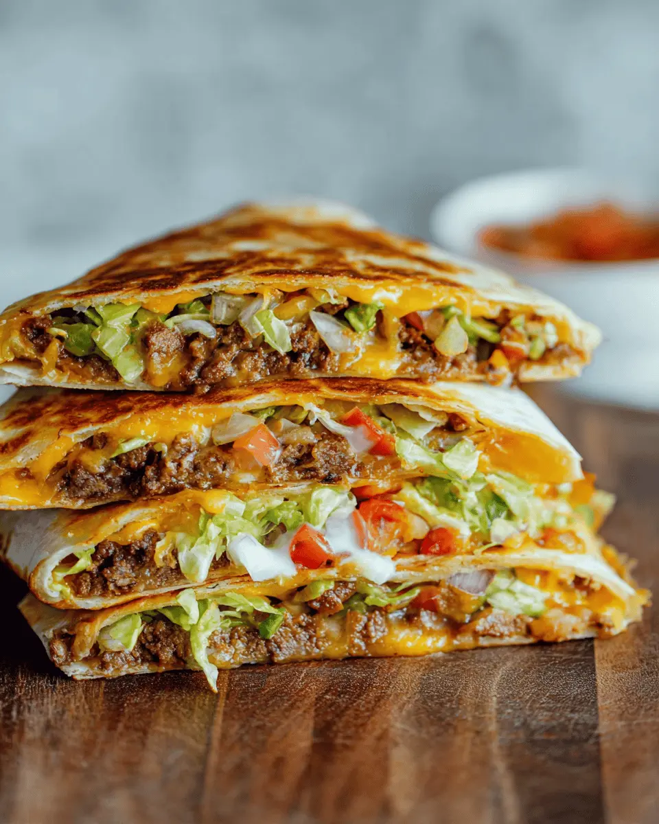 Copycat Crunchwrap Supreme: Easy Homemade Delight with Turkey Bacon