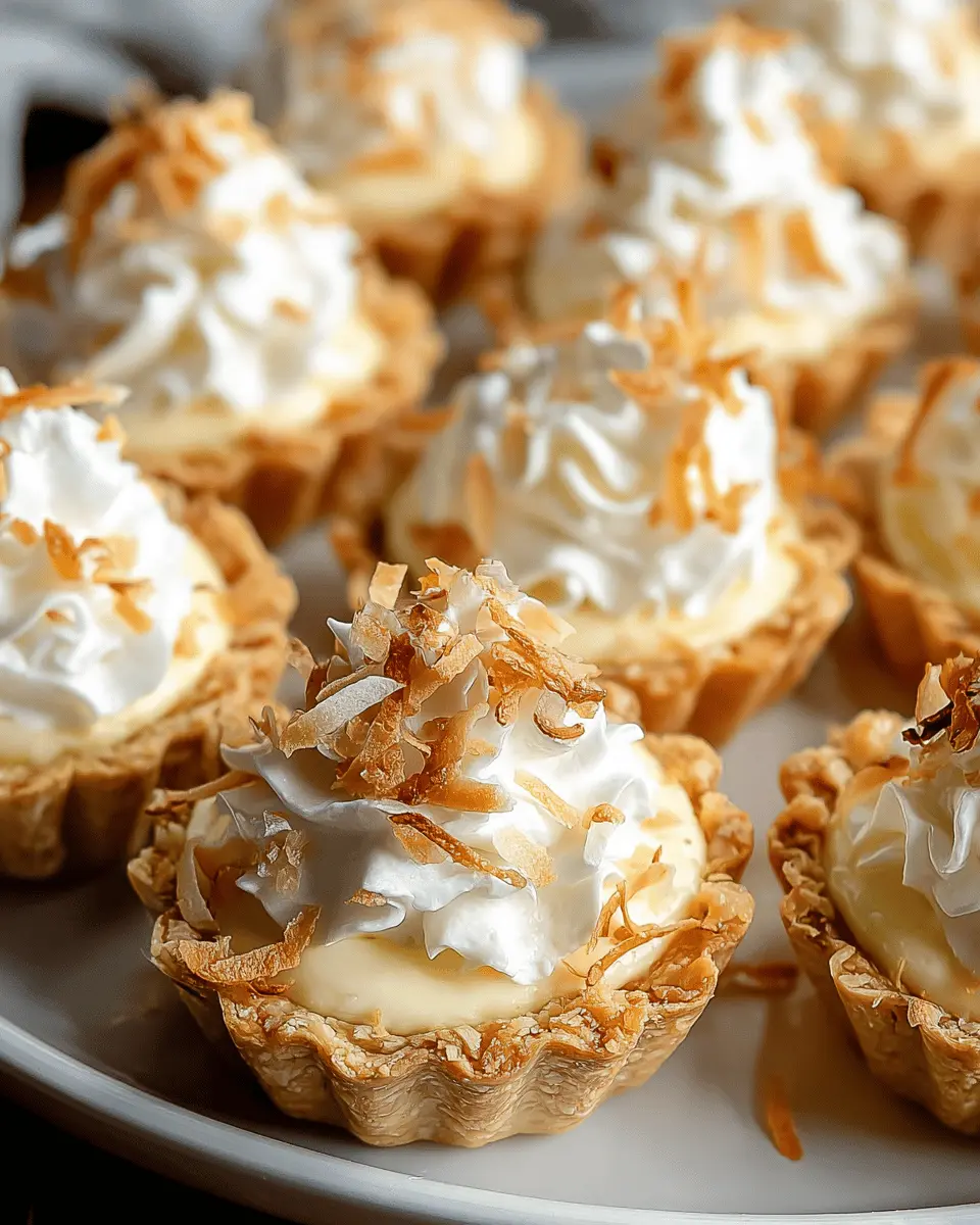 Mini Coconut Cream Pies: Easy Indulgence for Homemade Delights