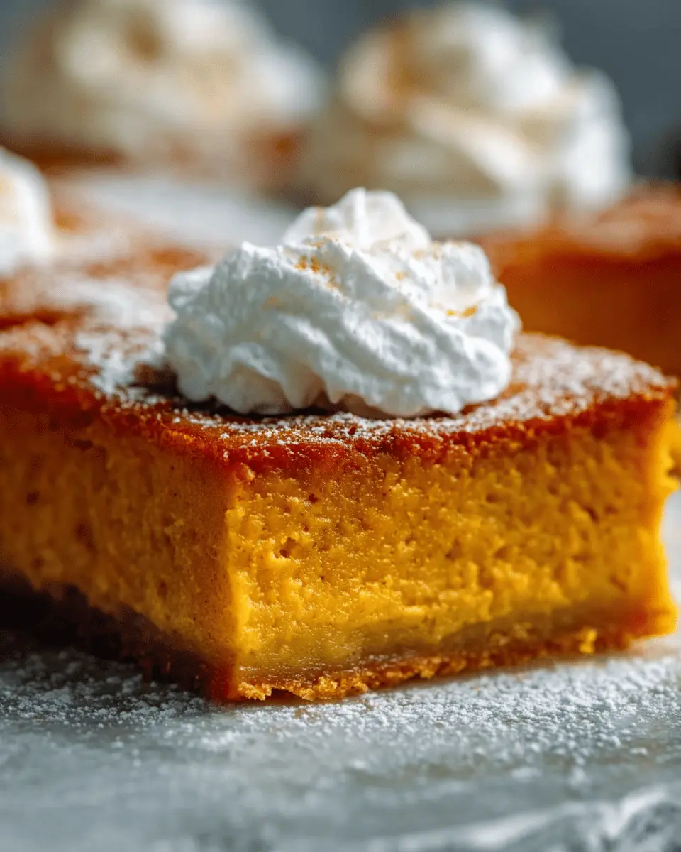 Pumpkin Spice Gooey Cake: Irresistibly Indulgent Fall Treat