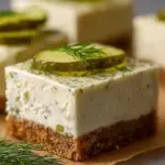 Dill Pickle Cheesecake Bars