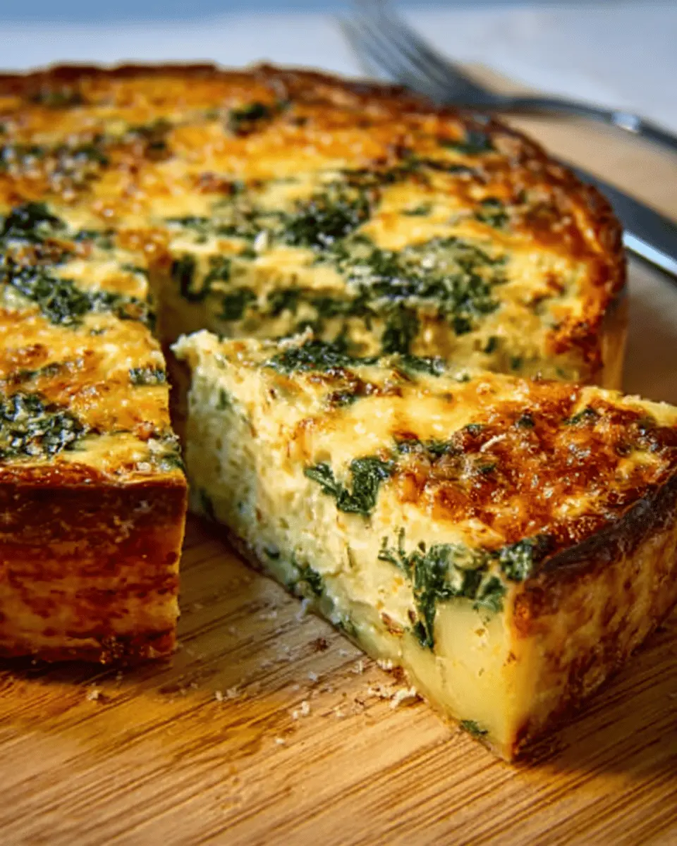 Cheesy Potato Spinach Quiche: Easy & Delicious Comfort Food