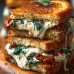 Sun-Dried Tomato, Spinach, and Ricotta Grilled Cheese