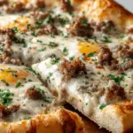 Sausage Gravy Breakfast Pizza