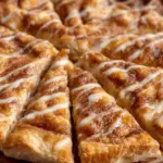 Cinnamon-Sugar Pizza made with Crescent Rolls