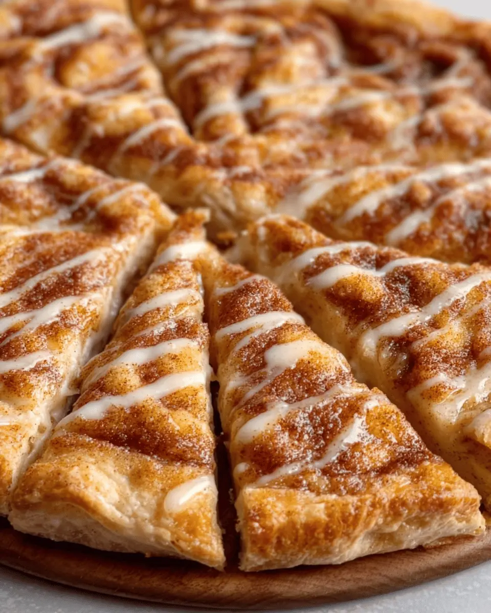 Cinnamon-Sugar Pizza made with Crescent Rolls: The Best Indulgent Treat