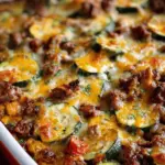 Ground Beef Zucchini Bake