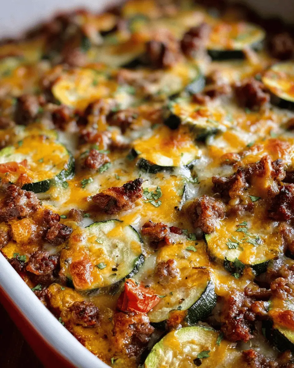 Ground Beef Zucchini Bake: A Deliciously Easy Weeknight Dinner