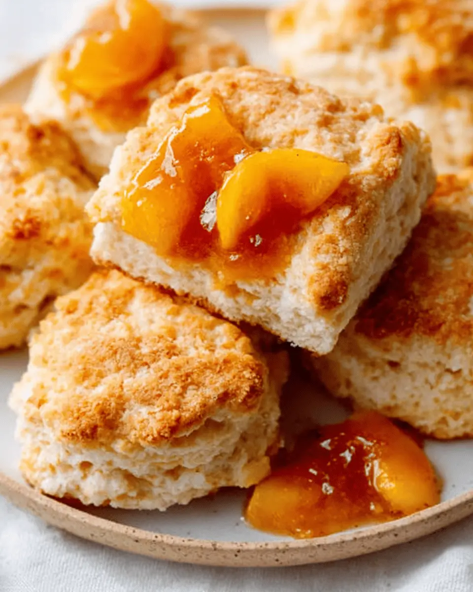 Peach Butter Swim Biscuits: The Best Comfort Food Delight