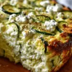 Zucchini, Feta & Dill Cottage Cheese Bake