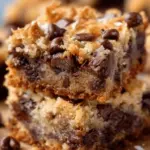 Coconut Toffee Chocolate Chip Cookie Bars