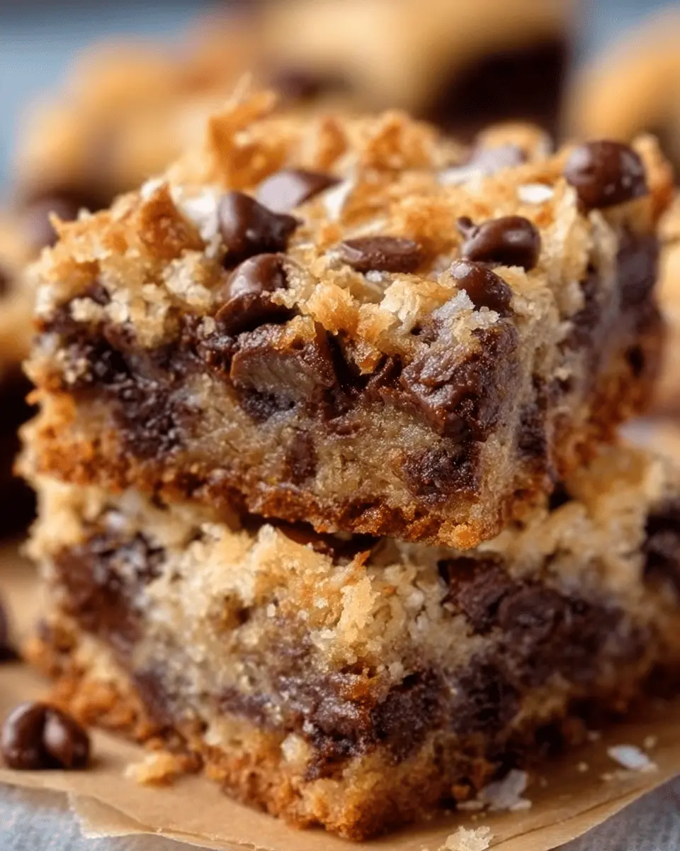 Coconut Toffee Chocolate Chip Cookie Bars: Indulgent and Easy Treat
