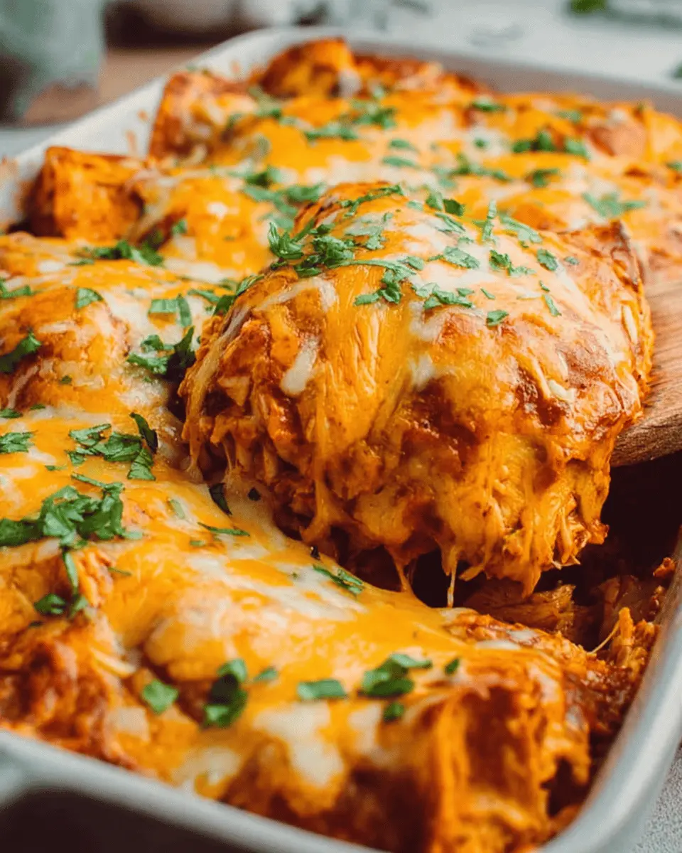 Cheesy Chicken Enchilada Casserole: Easy, Indulgent Family Favorite