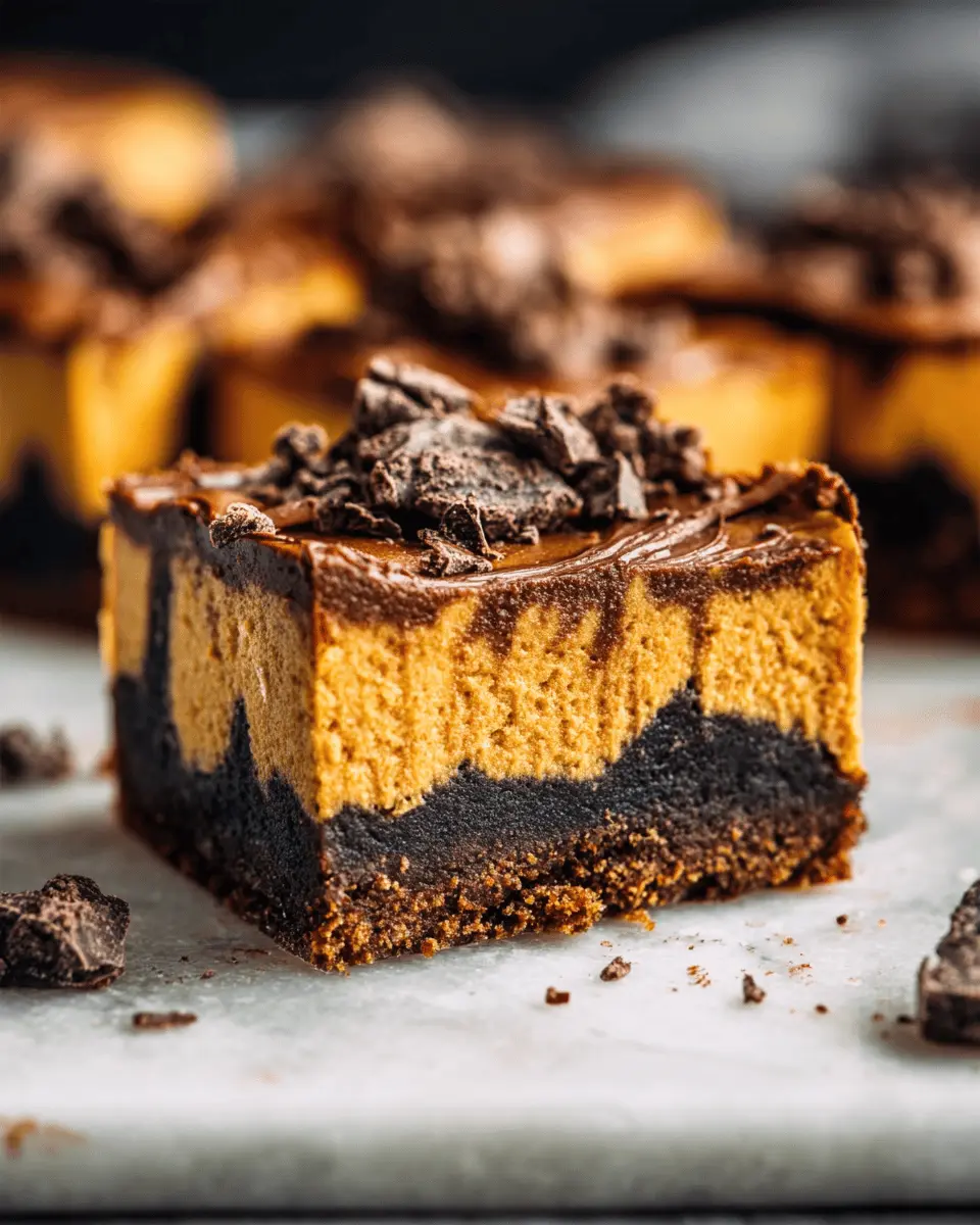 Chocolate Pumpkin Cheesecake Bars: The Best Indulgent Treat to Savor