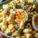 Deviled Egg Macaroni Salad