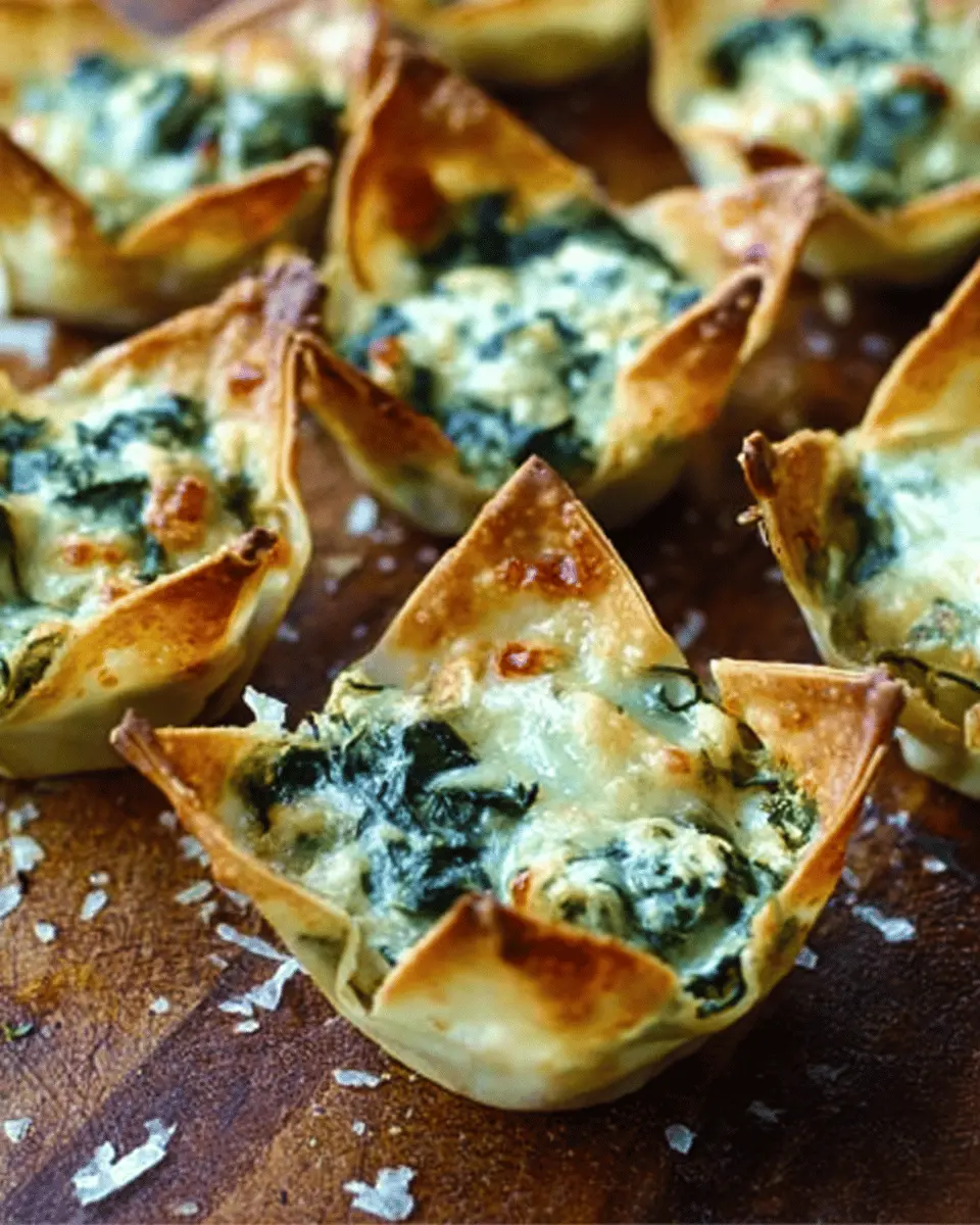 Spinach and Artichoke Wonton Cups: Easy Appetizer for Any Occasion