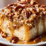 Butter Pecan Praline Poke Cake