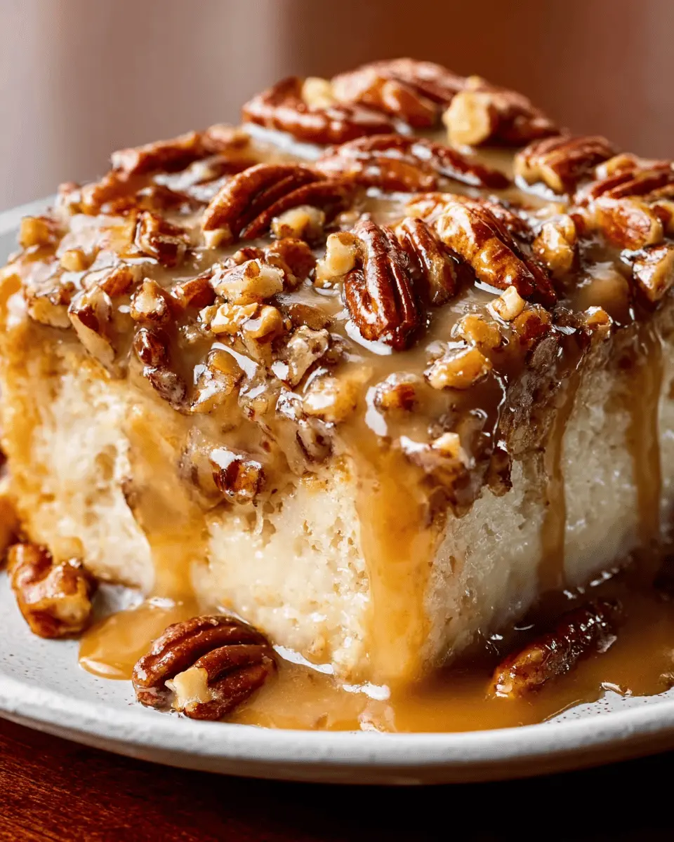 Butter Pecan Praline Poke Cake: An Indulgent Homemade Treat
