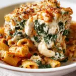 Baked Rigatoni with Spinach and Ricotta