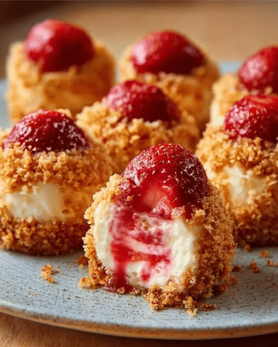 Strawberry Crunch Cheesecake Bites: Easy Indulgence for Everyone